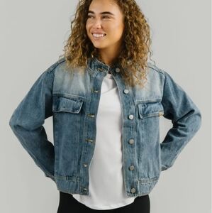 ZYIA Faded Indigo Crossroads Denim Jacket